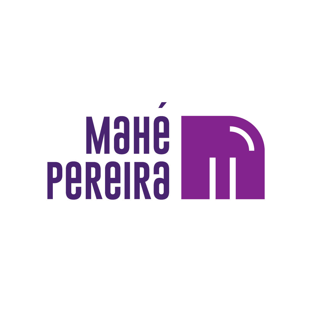Full logotype of the Mahé Pereira identity